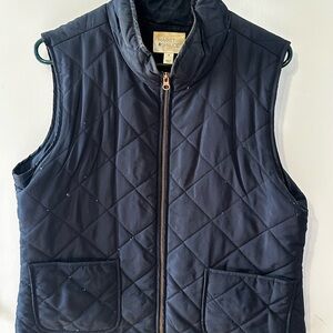 Market & Spruce Black Quilted Vest